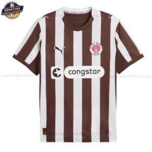 St. Pauli Heimtrikot für Herren 2025/26 - Front view