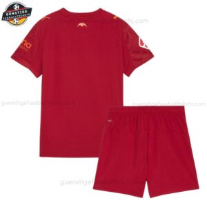 Valencia Auswärts Fußballtrikot Kinder Set 25/26 - Back view