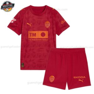 Valencia Auswärtstrikot-Set für Kinder 2025/26