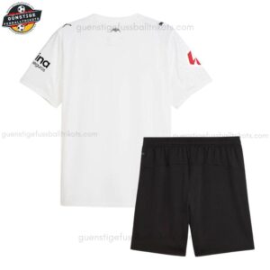 Valencia Heim Fußballtrikot Kinder Set 25/26 - Back view