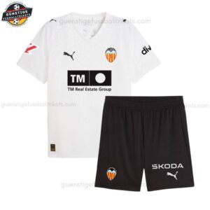 Valencia Heimtrikot-Set für Kinder 2025/26