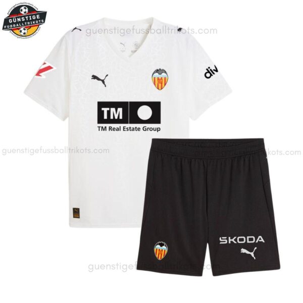 Valencia Heimtrikot-Set für Kinder 2025/26