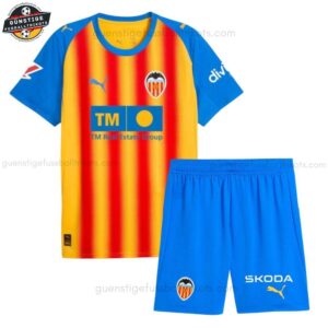 Valencia Ausweichtrikot-Set für Kinder 2025/26