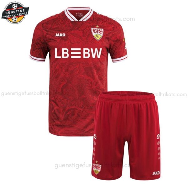 VfB Stuttgart Auswärtstrikot-Set für Kinder 2025/26