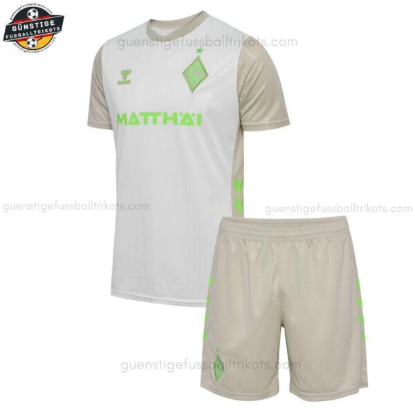 Werder Bremen Auswärtstrikot-Set für Kinder 2025/26