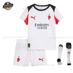 AC Milan Auswärtstrikot-Set für Kinder 2025/26
