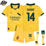AC Milan MODRIĆ 14 Ausweichtrikot-Set für Kinder 2025/26