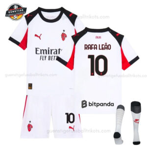 AC Milan RAFA LEÃO 10 Auswärtstrikot-Set für Kinder 2025/26
