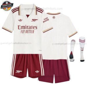 Arsenal Ausweichtrikot-Set für Kinder 2025/26