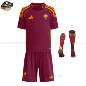 AS Roma Heimtrikot-Set für Kinder 2025/26
