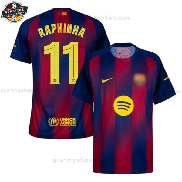 FC Barcelona RAPHINHA 11 Heimtrikot für Herren 2025/26