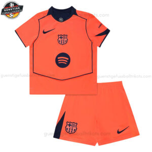 Barcelona RAPHINHA 11 Drittestrikot Kinder Set 25/26 - Front view