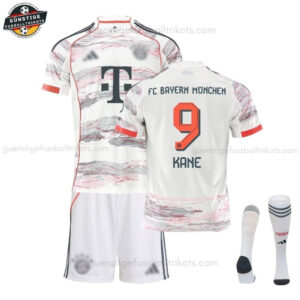 Bayern München KANE 9 Auswärtstrikot-Set für Kinder 2025/26