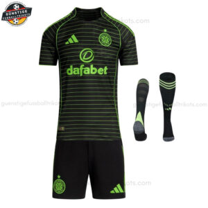 Celtic Auswärtstrikot-Set für Kinder 2025/26