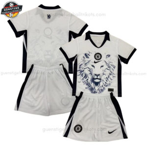 Chelsea 120 Jahre Jubiläumskonzept Fußballtrikot Kinder Set 2025/26 - Fan Version