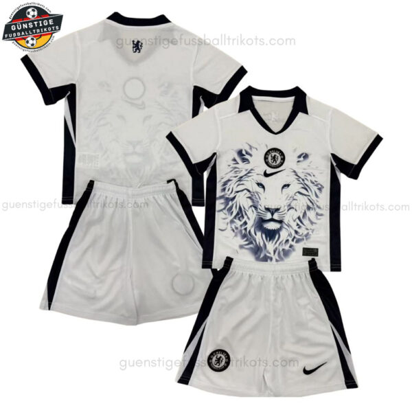 Chelsea 120 Jahre Jubiläumskonzept Fußballtrikot Kinder Set 2025/26 - Fan Version