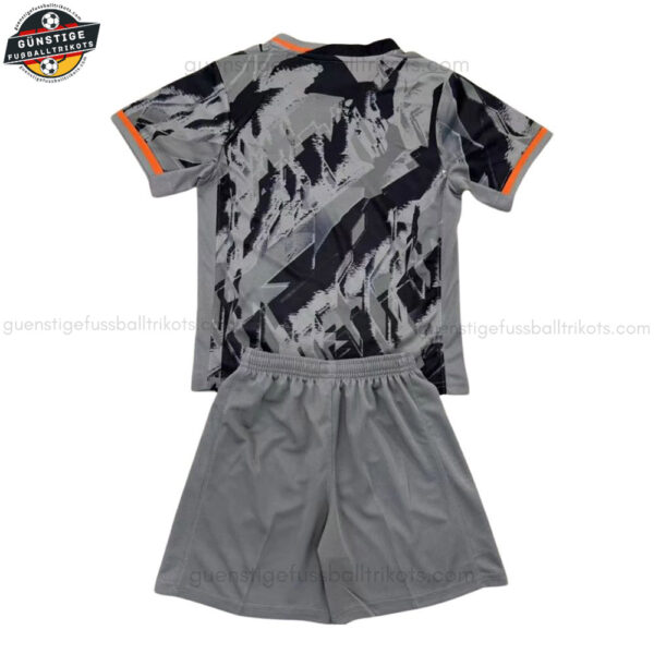 Chelsea Graues Sonderausgabe Fußballtrikot Kinder Set 2025/26 - Fan Version