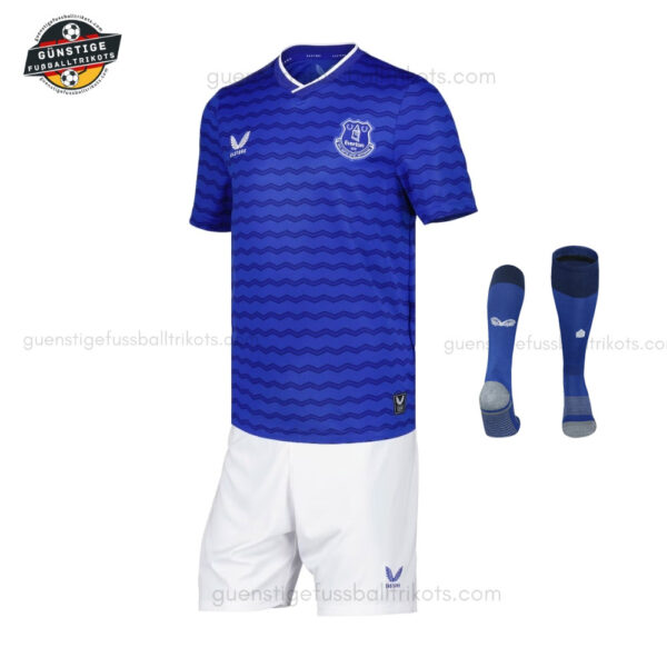 Everton Heimtrikot-Set für Kinder 2025/26