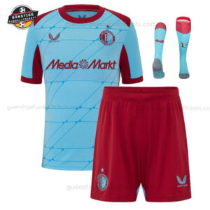 Feyenoord Ausweich Fußballtrikot Set für Kinder 2025/26