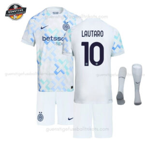 Inter Milan LAUTARO 10 Auswärtstrikot Set für Kinder 2025/26