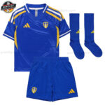 Leeds United Auswärtstrikot-Set für Kinder 2025/26