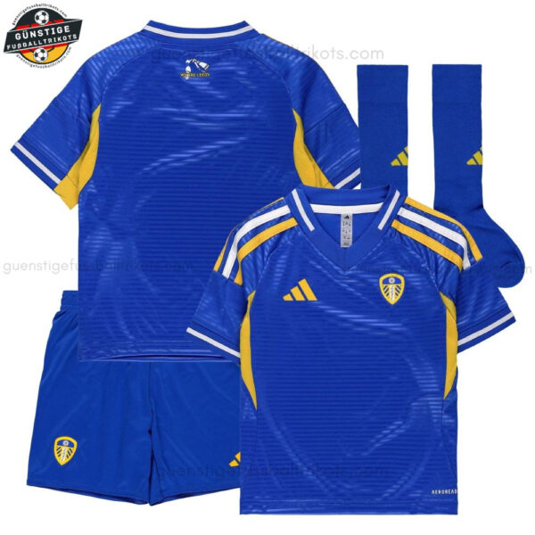 Leeds United Auswärtstrikot-Set für Kinder 2025/26