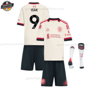 Liverpool ISAK 9 Auswärtstrikot-Set für Kinder 2025/26