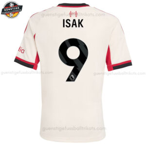 Liverpool ISAK 9 Herren Auswärts Fußballtrikot 25/26 - Back View