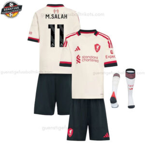Liverpool M.SALAH 11 Auswärtstrikot-Set für Kinder 2025/26