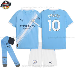 Manchester City CHERKI 10 Heimtrikot-Set für Kinder 2025/26