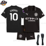 Manchester City CHERKI 10 Auswärtstrikot-Set für Kinder 2025/26