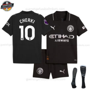 Manchester City CHERKI 10 Auswärtstrikot-Set für Kinder 2025/26
