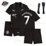 Manchester City MARMOUSH 7 Auswärtstrikot-Set für Kinder 2025/26