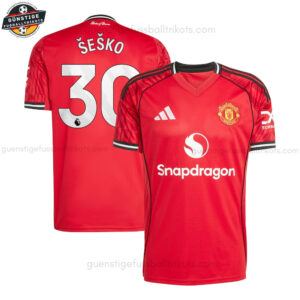Manchester United ŠEŠKO 30 Heimtrikot für Herren 2025/26