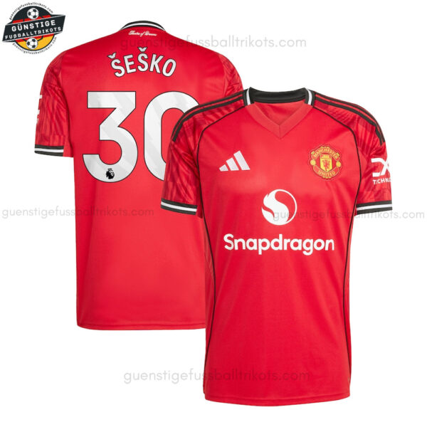 Manchester United ŠEŠKO 30 Heimtrikot für Herren 2025/26