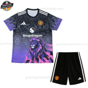Real Madrid Löwen-Sonderausgabe Fußballtrikot-Set für Kinder 2025/26 - Fan Version