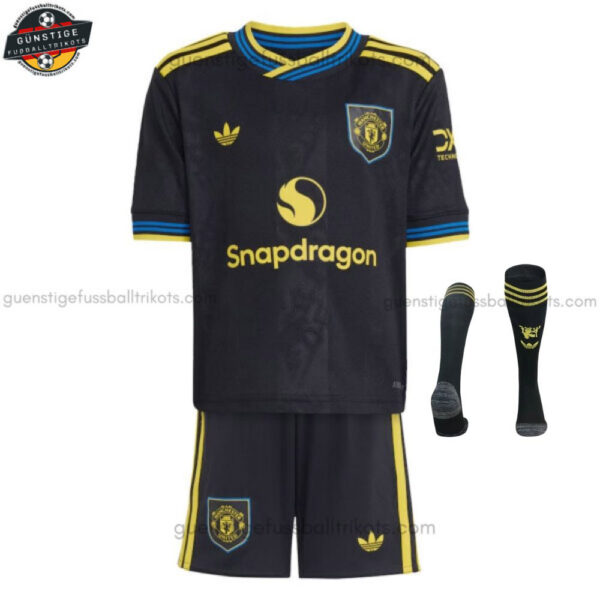 Manchester United Ausweichtrikot-Set für Kinder 2025/26