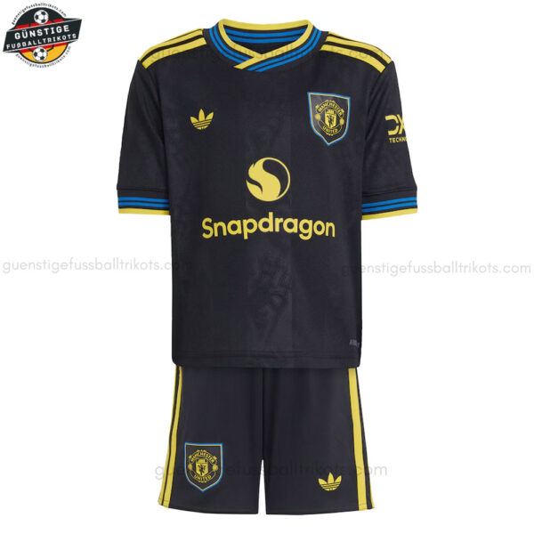 Manchester United ŠEŠKO 30 Ausweichtrikot-Set für Kinder 2025/26