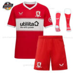 Middlesbrough Heim Fußballtrikot Set für Kinder 2025/26 - Fan Version