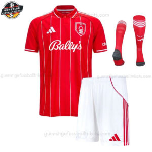 Nottingham Forest Heimtrikot-Set für Kinder 2025/26