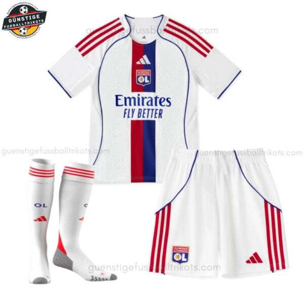 Olympique Lyonnais Heimtrikot-Set für Kinder 2025/26