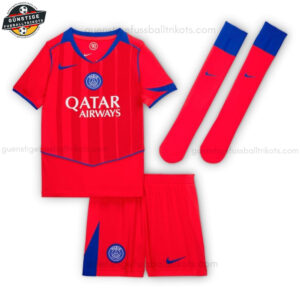 Paris Saint Germain Drittestrikot-Set für Kinder 2025/26 - Front view