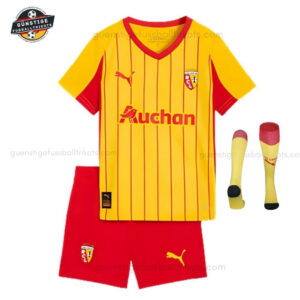 Lens Heim Fußballtrikot Set für Kinder 2025/26