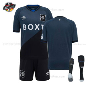 Castore Rangers Ausweichtrikot-Set für Kinder 2025/26