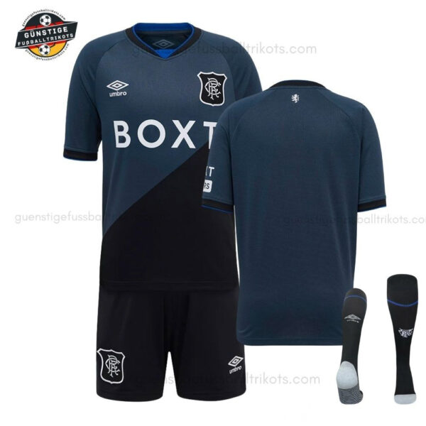 Castore Rangers Ausweichtrikot-Set für Kinder 2025/26