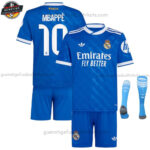 Real Madrid MBAPPÉ 10 Ausweichtrikot-Set für Kinder 2025/26