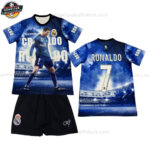 Real Madrid RONALDO 7 Sonderausgabe Fußballtrikot-Set für Kinder 2025/26 - Fan Version