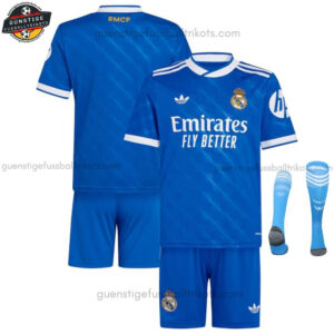 Real Madrid Ausweichtrikot-Set für Kinder 2025/26