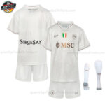 SSC Napoli Auswärtstrikot-Set für Kinder 2025/26