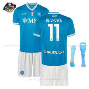 SSC Napoli DE BRUYNE 11 Heimtrikot - Set für Kinder & Herren 2025/26